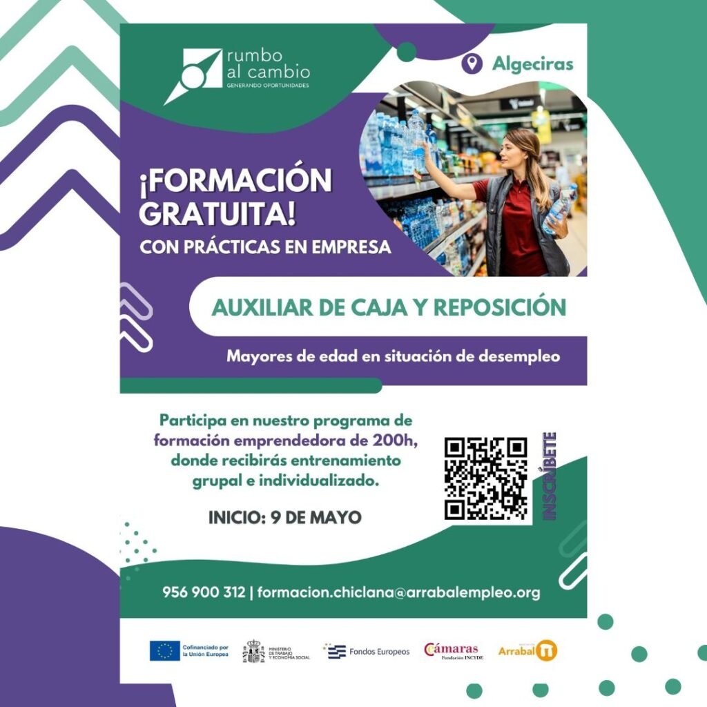Nueva Formación en Algeciras: Auxiliar de Caja y Reposición con Prácticas en Empresa - 1