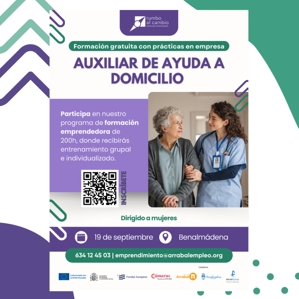 Formación gratuita de Auxiliar de Ayuda a Domicilio con prácticas en Benalmádena - 13